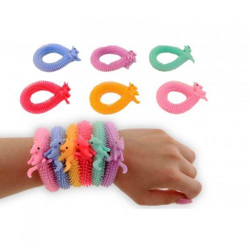 Jono Toys Magic Fidget Monkey Noodle Eenhoorn 20cm ass.
