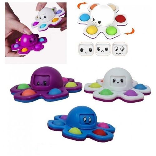 Jono Toys Magic Fidget Pop It Octopus Spinner 9cm