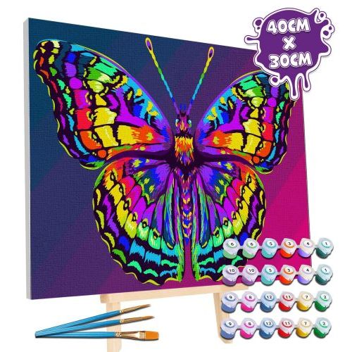 Lannoo Butterfly Paint By Numbers (SPPPBNBF) - B-Toys Keerbergen