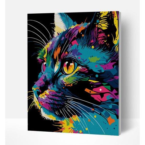 Lannoo Cat Paint By Numbers (SPPBNCATV2) - B-Toys Keerbergen