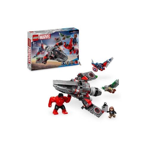 Lego Marvel Capatain America vs Rode Hulk Duel
