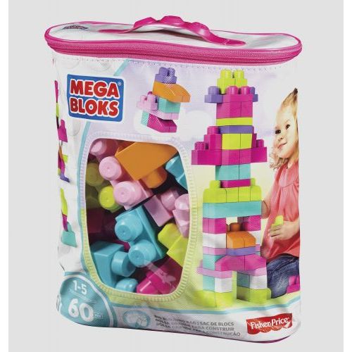 Mega Bloks Mega Bloks FB Grote Bouwtas Roze 60st