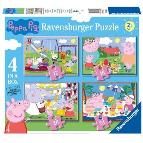 Peppa Pig Peppa Pig 4 Puzzels 12-16-20-24 Stukjes