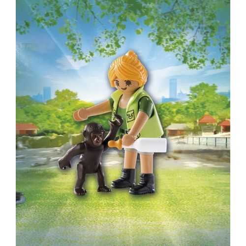 Playmobil Dierenverzorger met baby gorilla (9074) - B-Toys Keerbergen
