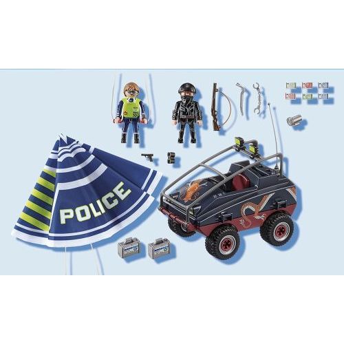 Playmobil Politieparachute: Achtervolging van het  (70781) - B-Toys Keerbergen
