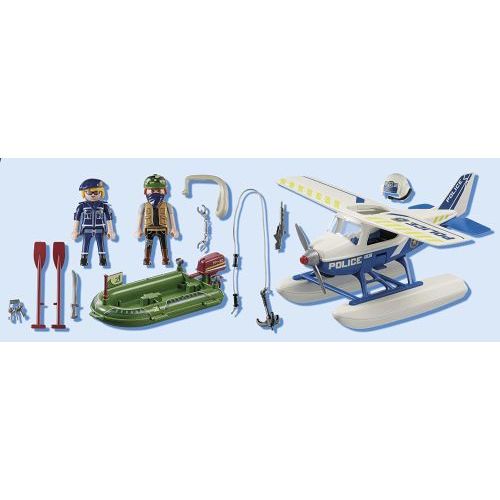 Playmobil Politiewatervliegtuig: Smokkelaar Achtervolging (70779) - B-Toys Keerbergen