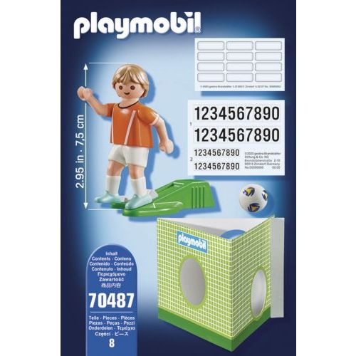 Playmobil Voetbalspeler Nederland (70487) - B-Toys Keerbergen
