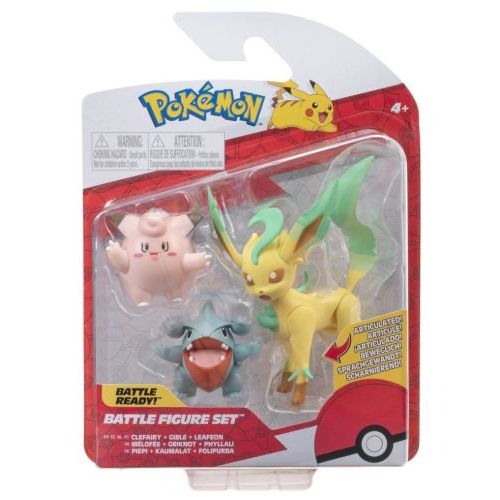 Pokemon Pokemon Battle Feature Figuur 3-pack ass (55135870KID) - B-Toys Keerbergen