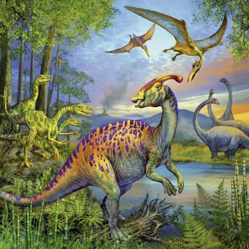 Ravensburger Dinosauriërs 3x49 stukjes (093175) - B-Toys Keerbergen