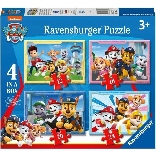 Paw Patrol Paw Patrol 4 Puzzels 12-16-20-24 stukjes