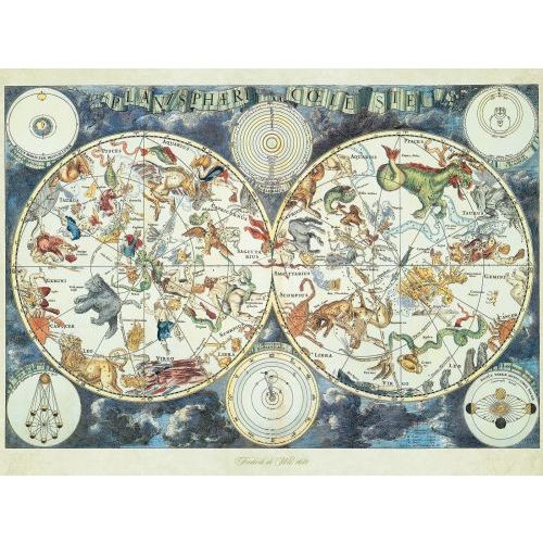Ravensburger Wereldkaart met Fantasierijke Dieren 150 (160037) - B-Toys Keerbergen