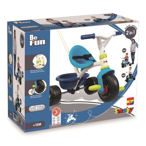 Smoby Smoby Be Fun Driewieler Blauw (740323) - B-Toys Keerbergen