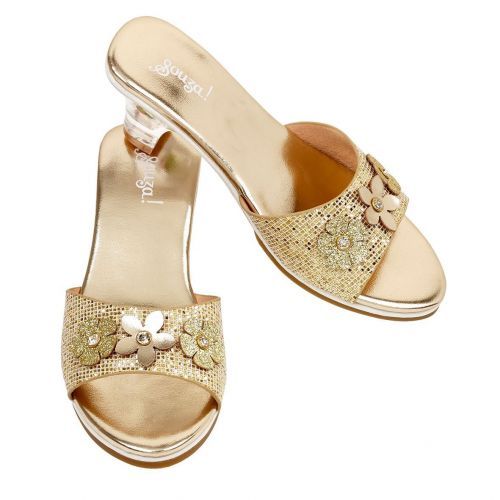Souza Slipper Hoge Hak Ellina Goud Metallic