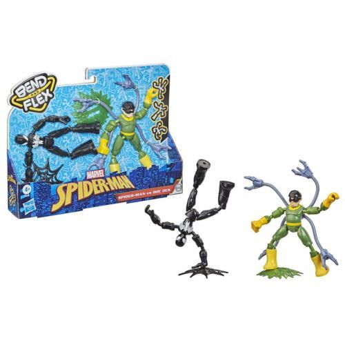 Spider-Man Spiderman Bend & Flex Pack 2 Figuren (F02395L00) - B-Toys Keerbergen