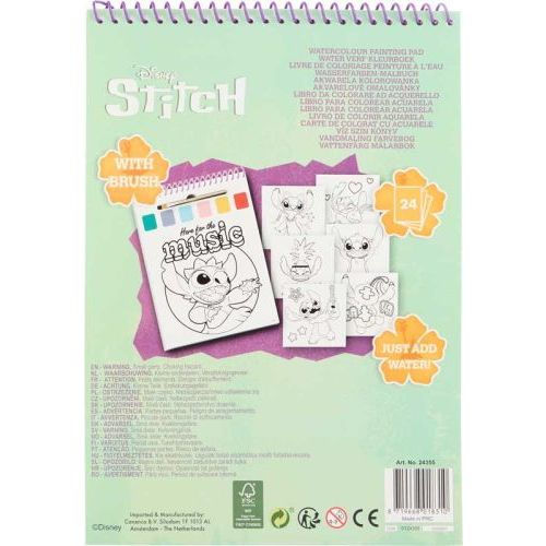 Stitch Stitch Waterverf Kleurboek  (03024355) - B-Toys Keerbergen