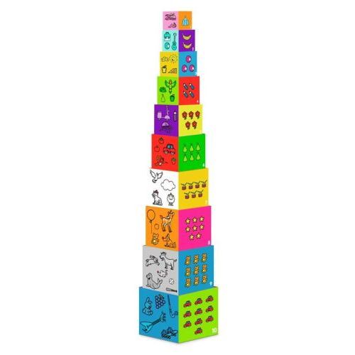 Studio 100 Bumba Stapeltoren 10 blokken in karton (07613309) - B-Toys Keerbergen