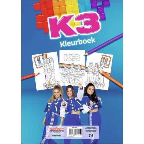 Studio 100 K3 Kleurboek (07303292) - B-Toys Keerbergen