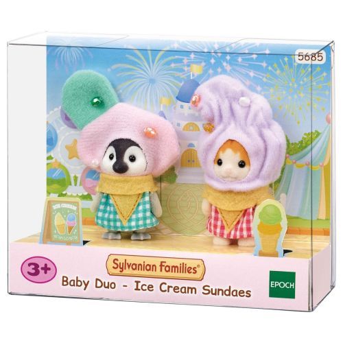 Sylvanian Families Sylvanian Families Baby Duo - Ice Cream  (5685) - B-Toys Keerbergen