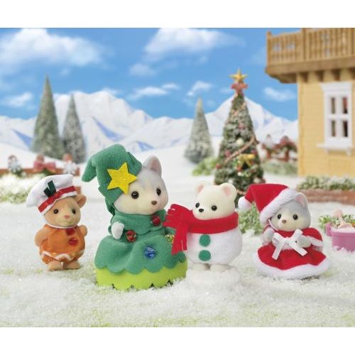 Sylvanian Families Sylvanian Families Vrolijke Kerstvriende (5710) - B-Toys Keerbergen
