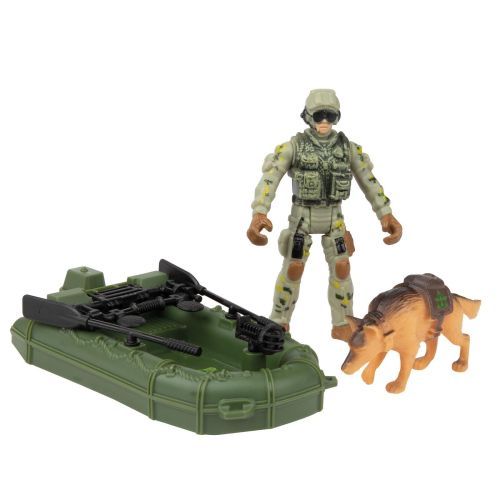 Toi-Toys Alfafox Speelset Militair Voertuig Hond  (39949Z) - B-Toys Keerbergen