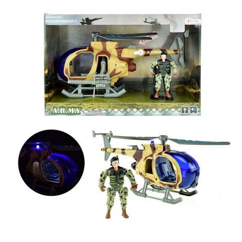 Toi-Toys Army Militaire Heli Met Soldaat L/G
