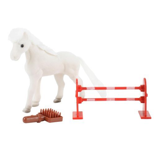 Toi-Toys Horses Flock Paardje met Hindernis ass. (06080Z) - B-Toys Keerbergen
