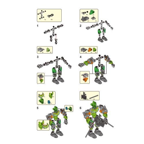 Toi-Toys Roboforces Constructierobot Warrior ass. (30568Z) - B-Toys Keerbergen
