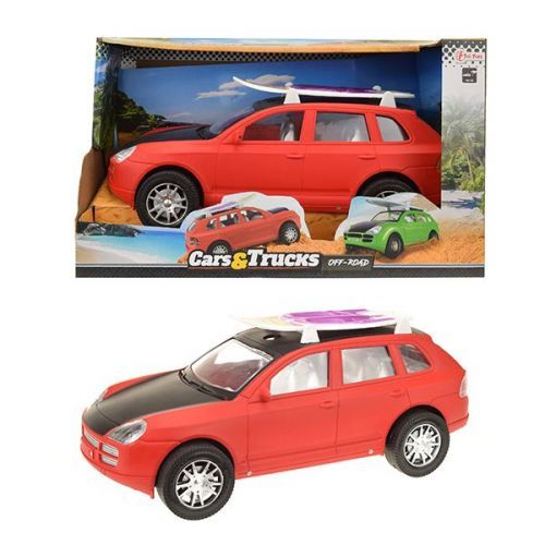 Toi-Toys SUV Met Surfboard Frictie