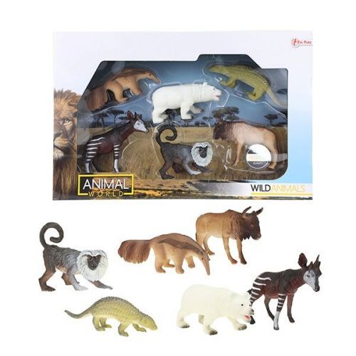 Toi-Toys Wilde Dieren Speelset 6st