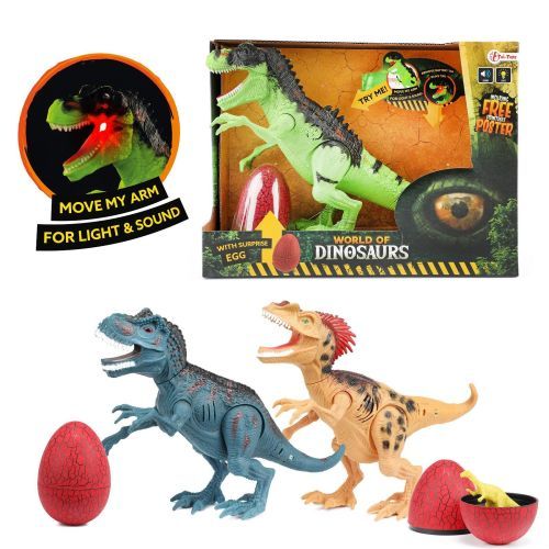 Toi-Toys World of Dinosaurs Dino met Geluid + Ei ass.