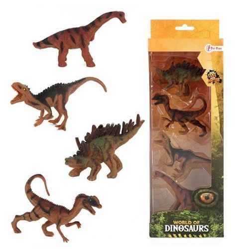 Toi-Toys World of Dinosaurs Dinosaurussen 4 stuks