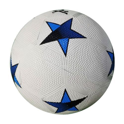 Van der Meulen Sport X Voetbal Rubber Blue Star 360-380 (2004297) - B-Toys Keerbergen