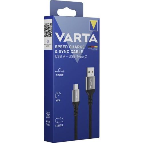 VARTA Varta Oplaadkabel USB A - USB C (VA-57935101111) - B-Toys Keerbergen