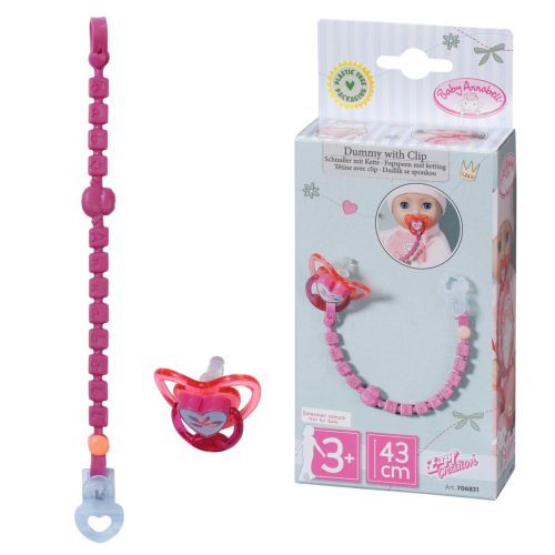 Zapf Baby Annabell Fopspeen met Ketting