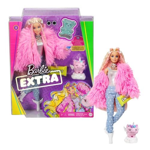 Barbie Barbie Extra Pop Fluffy  (GRN28) - B-Toys Keerbergen