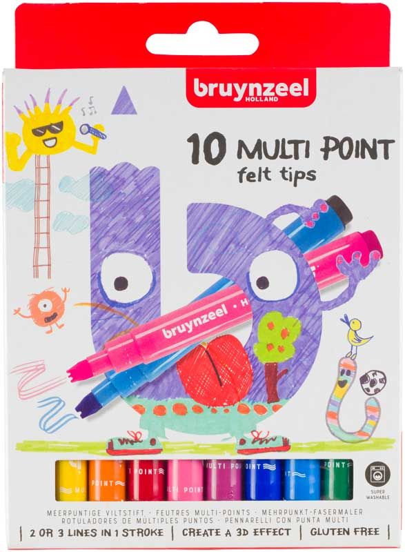 Bruynzeel Bruynzeel Kids Viltstiften Multipoint   (28424770) - B-Toys Keerbergen