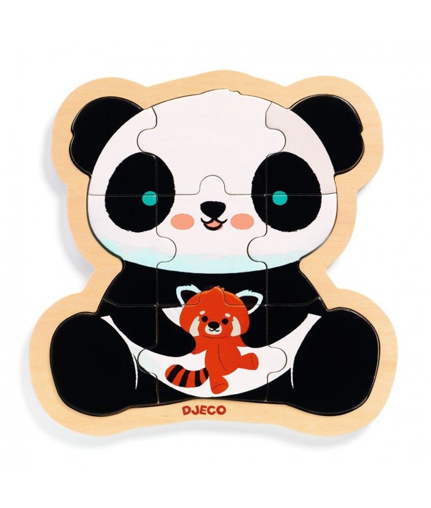 Djeco Puzzel Panda 9st (DJ01821) - B-Toys Keerbergen