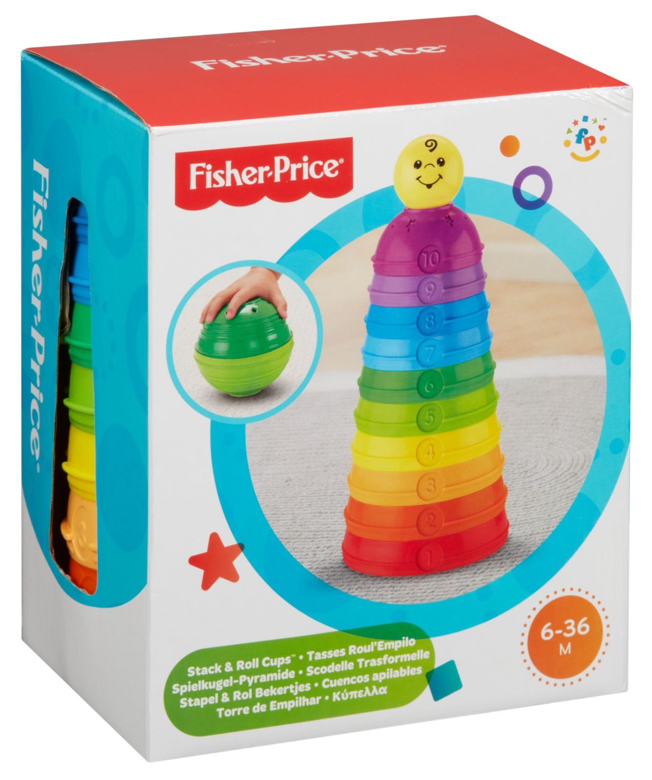 draaipunt overschot Jonge dame Fisher-Price FP Stapel & Rol Bekertjes (W4472) - B-Toys Keerbergen