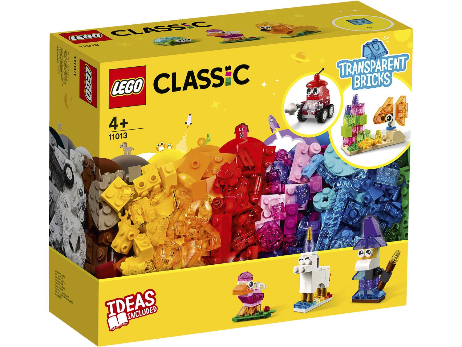 Siësta Gymnastiek combinatie Lego Creatieve Transparante Bouwstenen (11013) - B-Toys Keerbergen