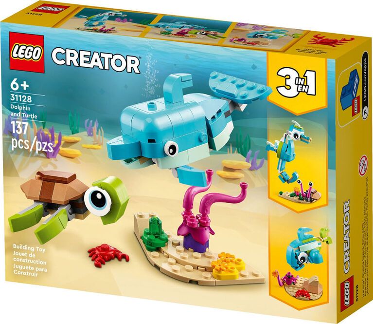 Brutaal Bende Sijpelen Lego Dolfijn en Schildpad (31128) - B-Toys Keerbergen