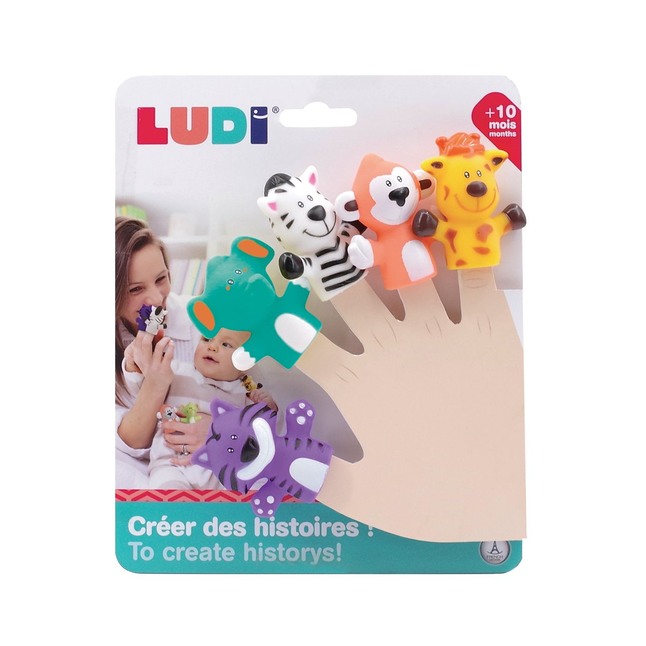Ludi Ludi Vingerpop Jungle (30074LU) - B-Toys Keerbergen