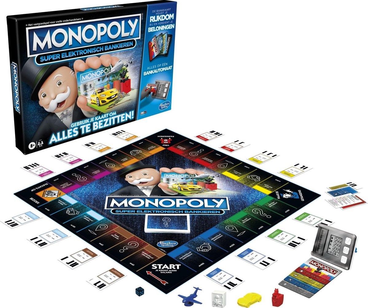 Komkommer Altijd Bel terug Monopoly Monopoly Super Elektronisch Bankieren (E89781970) - B-Toys  Keerbergen