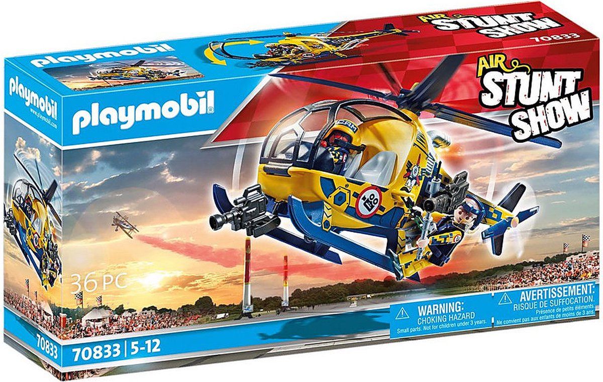 Playmobil Air Stuntshow Filmploeghelikopter (70833) - B-Toys Keerbergen