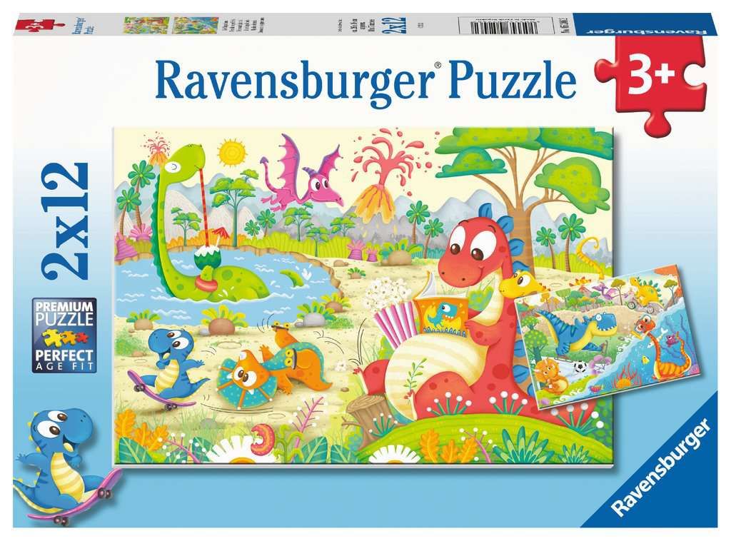Ravensburger Lievelingsdino's 2x12st (052462) - B-Toys Keerbergen
