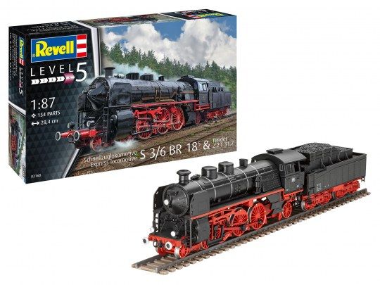 Revell Express Locomotive S3/6 BR18,5 Tender (02168) - B-Toys Keerbergen